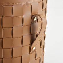Leather Storage Basket With Lid