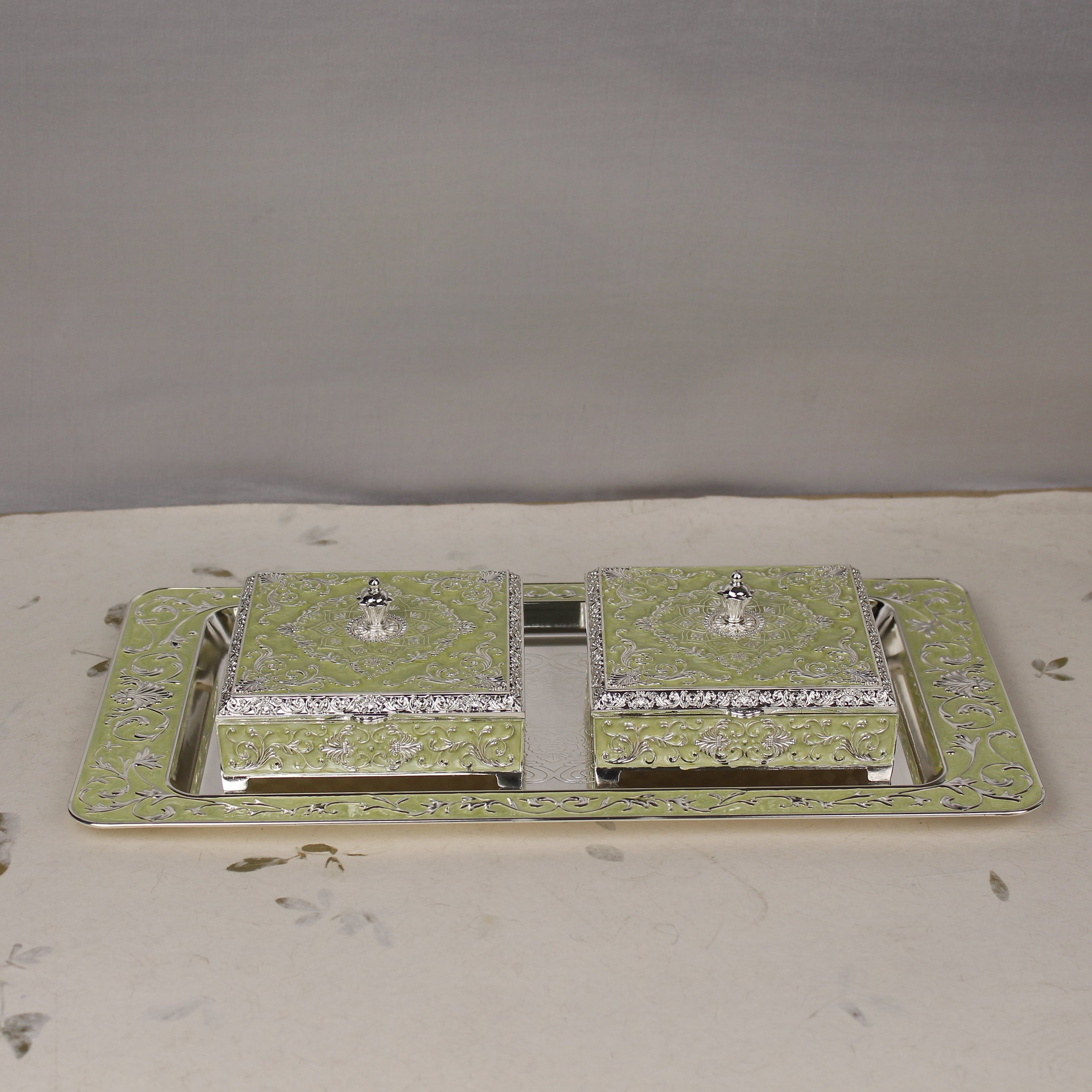 Condiment Box Set with Tray