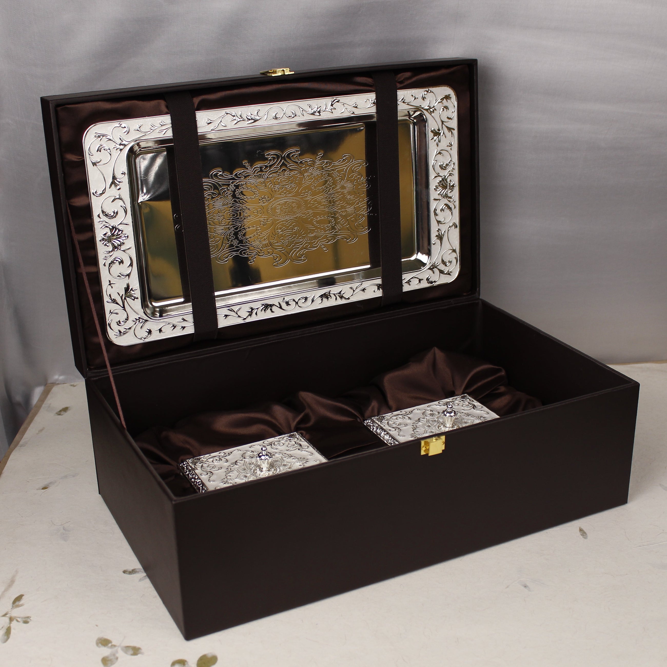 Condiment Box Set with Tray