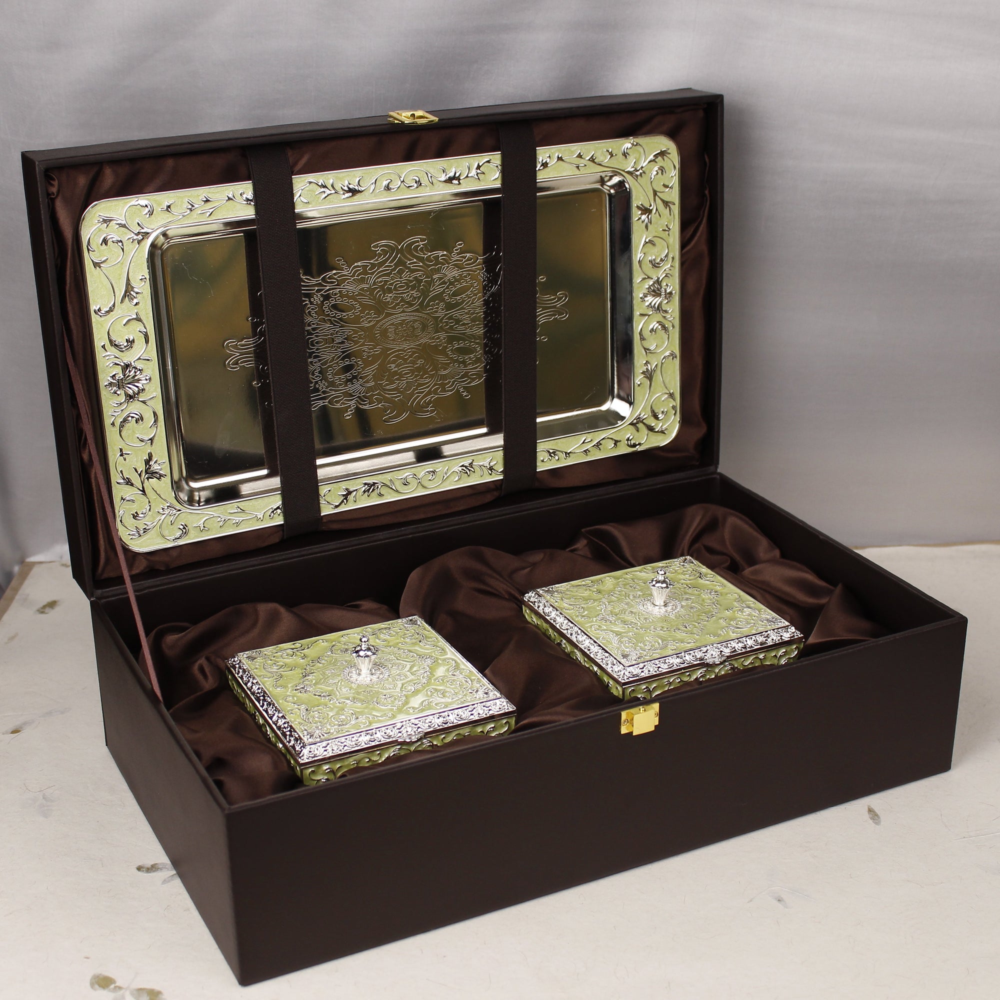 Condiment Box Set with Tray