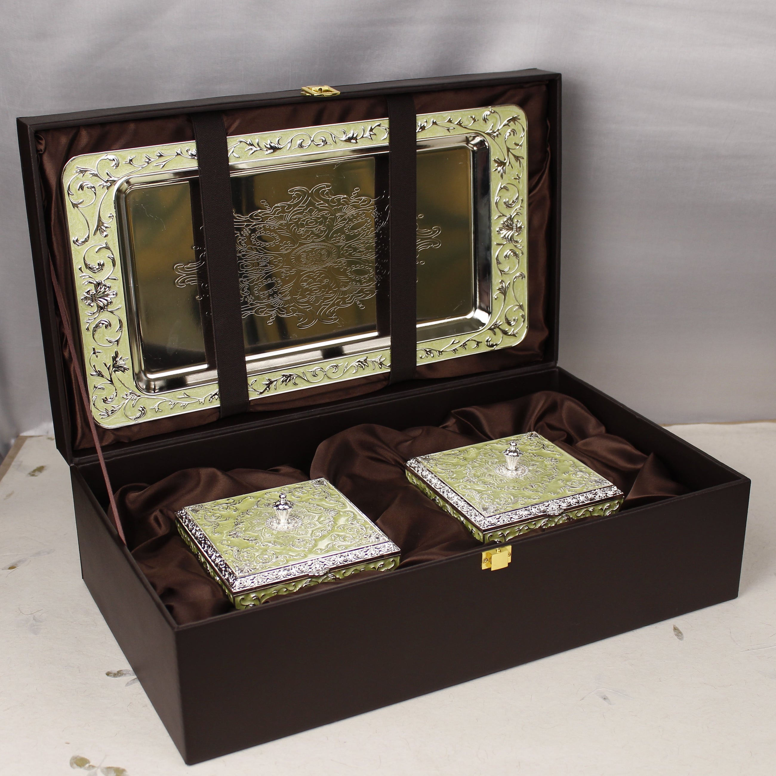 Condiment Box Set with Tray
