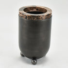 Marble And Brass Tall Vase