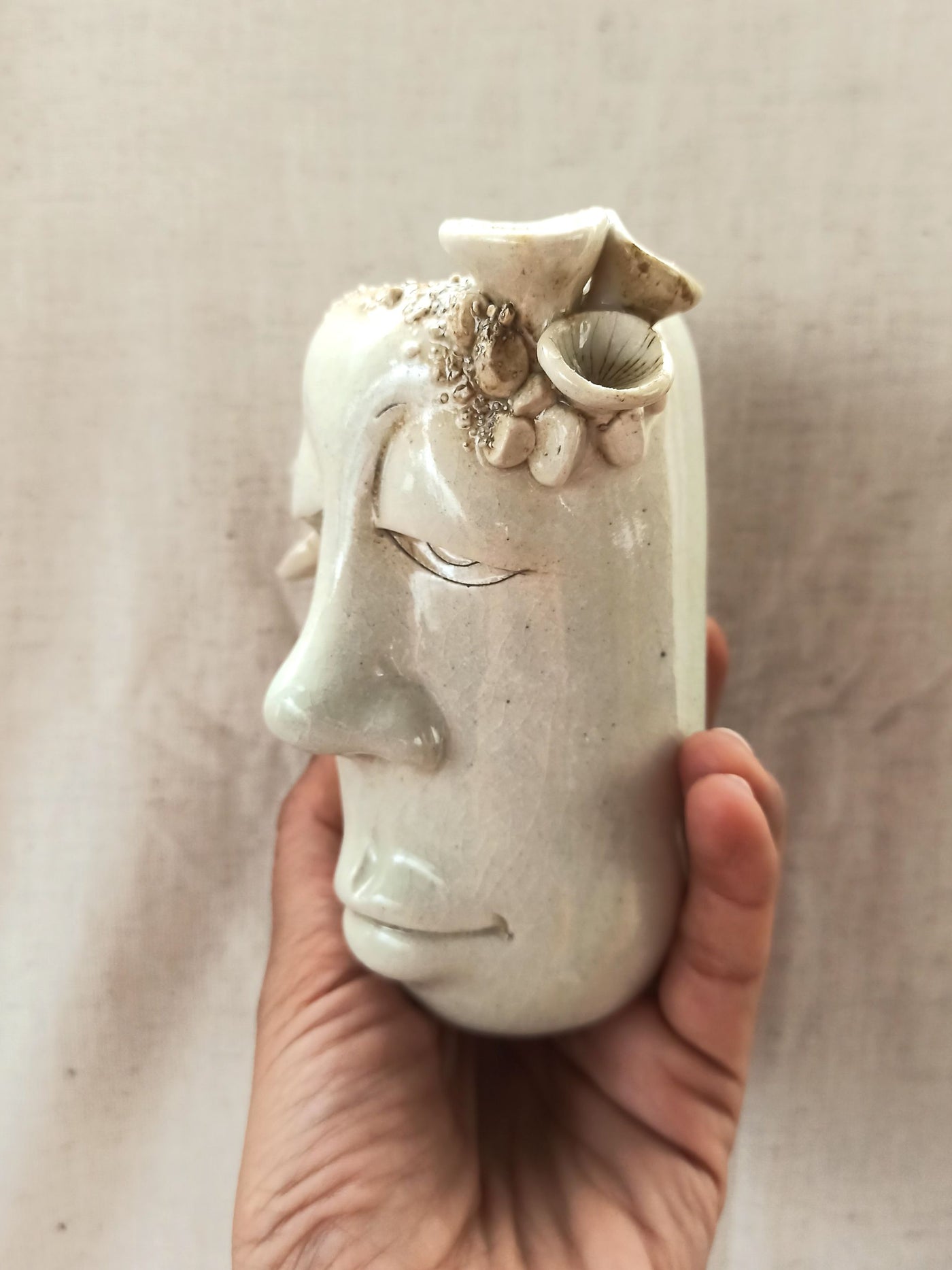 Wall Vase - Mushroom Head