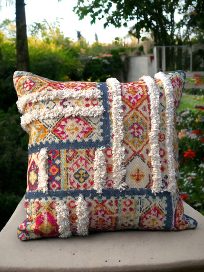 Mavi Embroidered Cotton Cushion