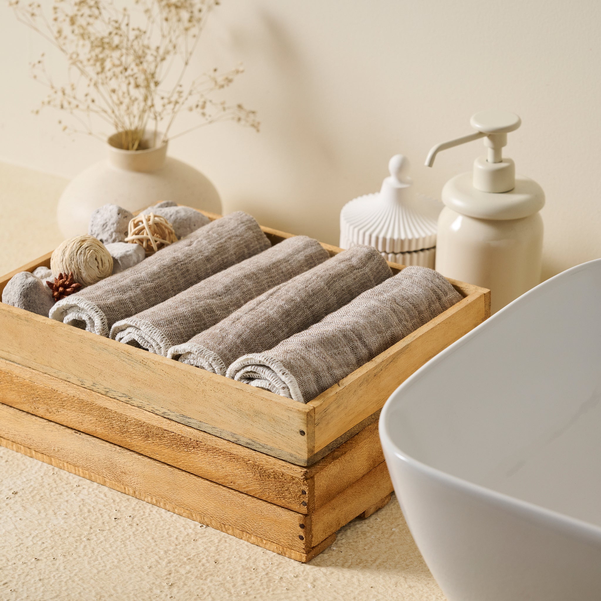 Opal | Cotton | Gauze | Bath Set