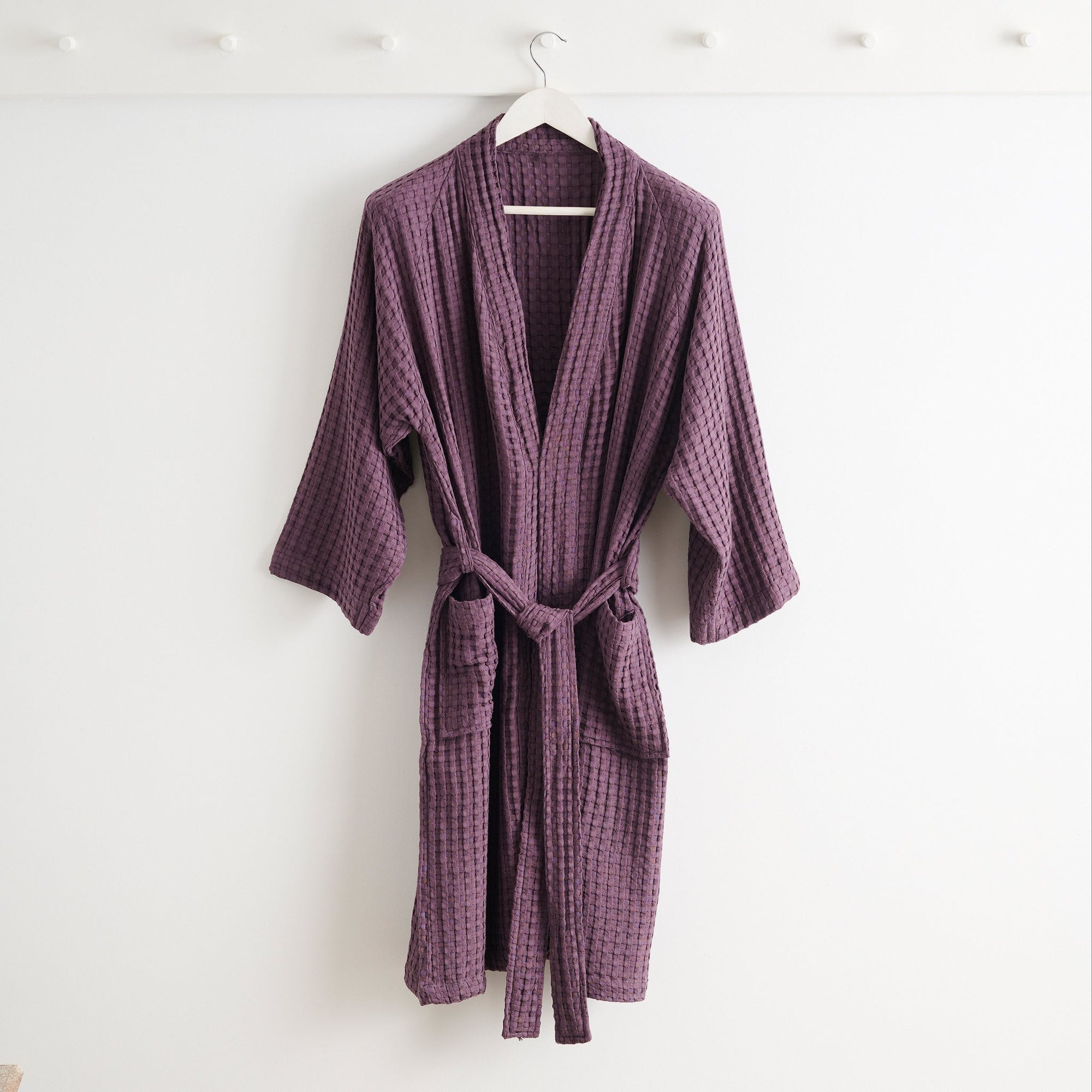 Ease Robe | Raglan Sleeve | Cotton Bamboo | Waffle | Bathrobe