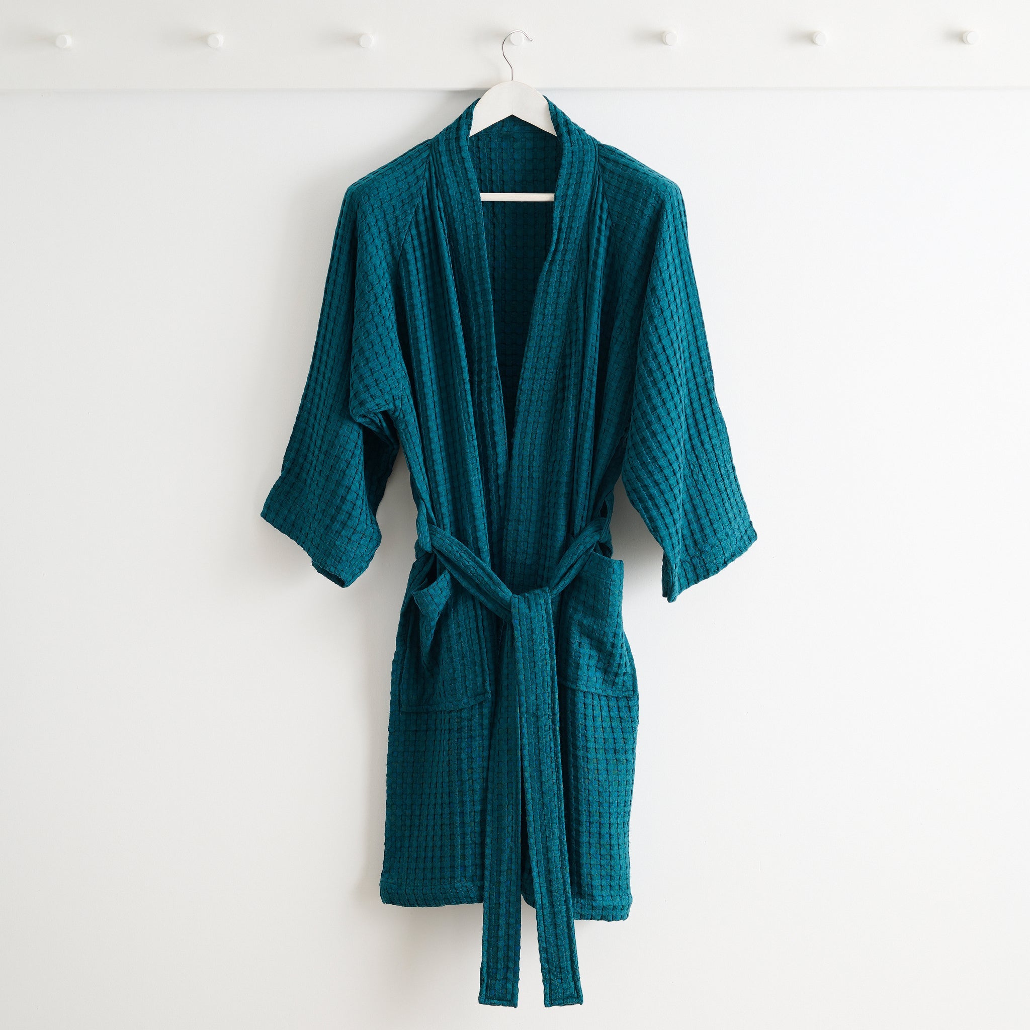 Ease Robe | Raglan Sleeve | Cotton Bamboo | Waffle | Bathrobe