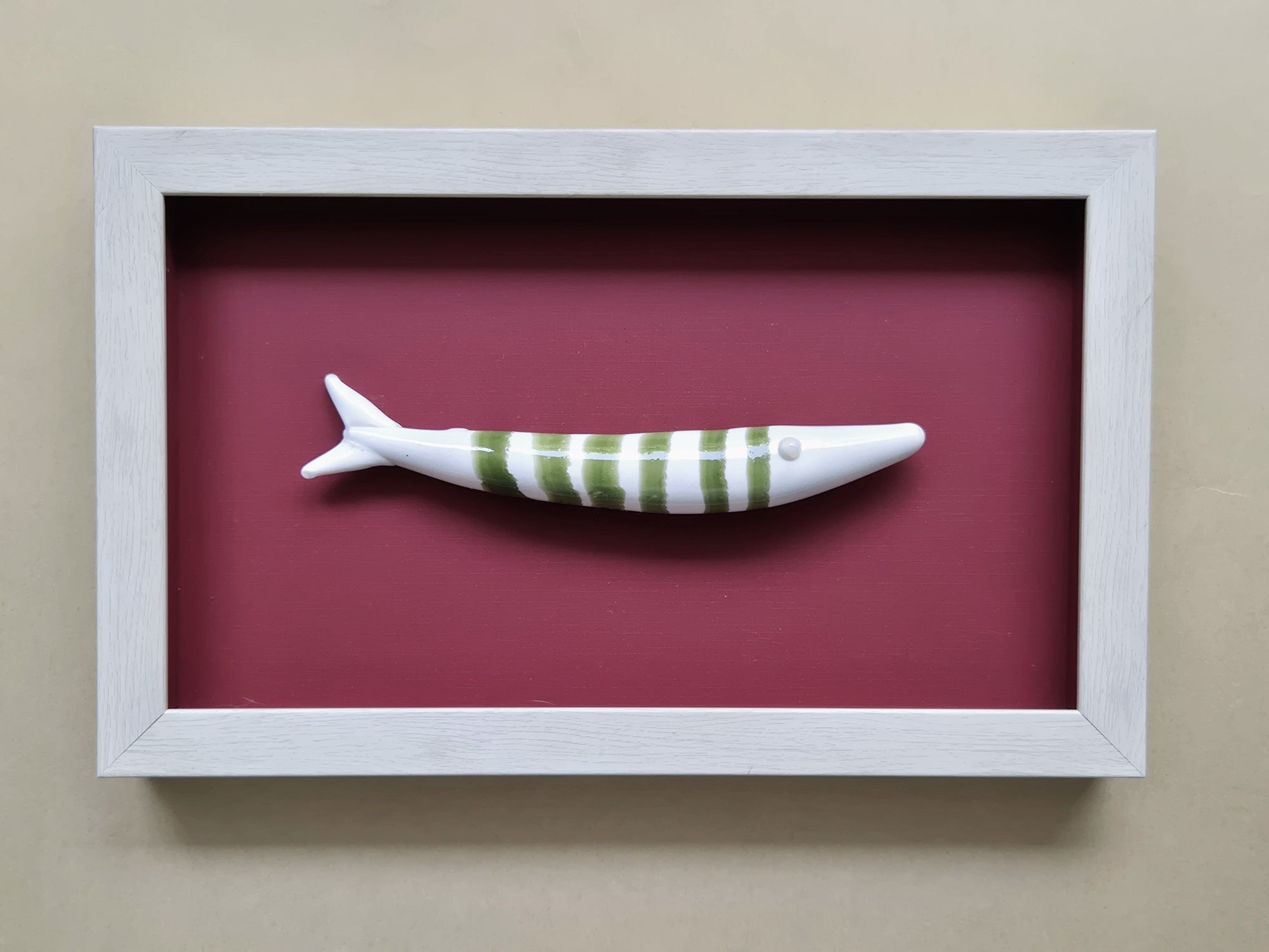 Modern Coastal Wall Art – Quirky Handblown Fish Design for Home & Gift Décor
