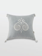 Cushion Cover - Numaish Steel Blue Embroidered