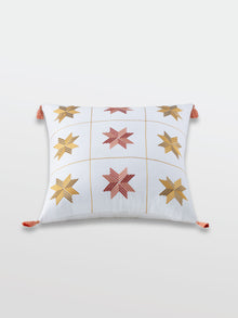 Cushion Cover - Aakash Burst Citrus Embroidered