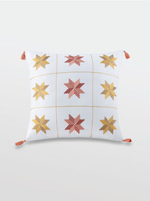 Cushion Cover - Aakash Burst Citrus Embroidered