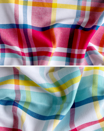 Check frenzy 2pk towel Set