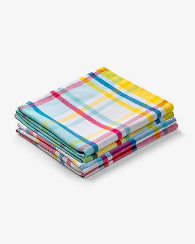 Check frenzy 2pk towel Set