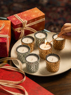 Holiday Sparkle Candles