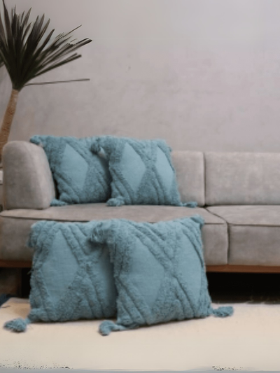 Ocean Breeze Tufted Cushion Cover - Set of 5