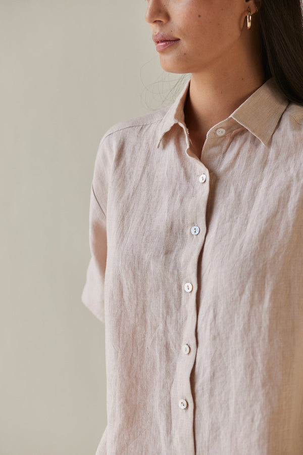 Oasis Linen Pink Co-ord Set