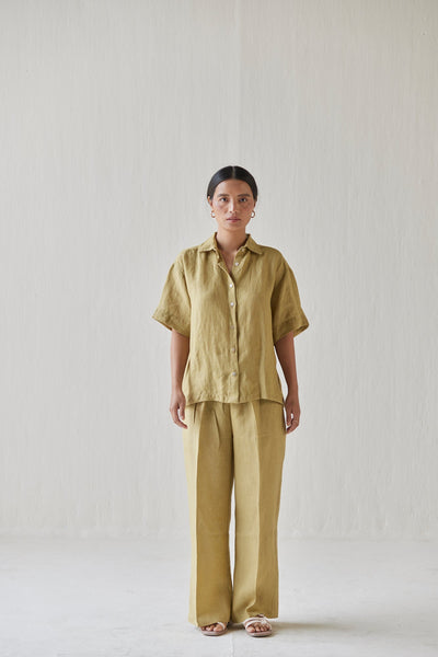Oasis Linen Ochre Co-ord Set