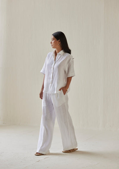 Oasis Linen White Co-ord Set