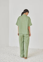 Oasis Linen Green Pants