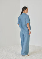 Oasis Linen Blue Co-ord Set
