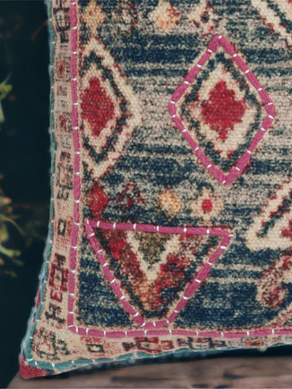 Cushion Cover - Okuta Embroidered Cotton