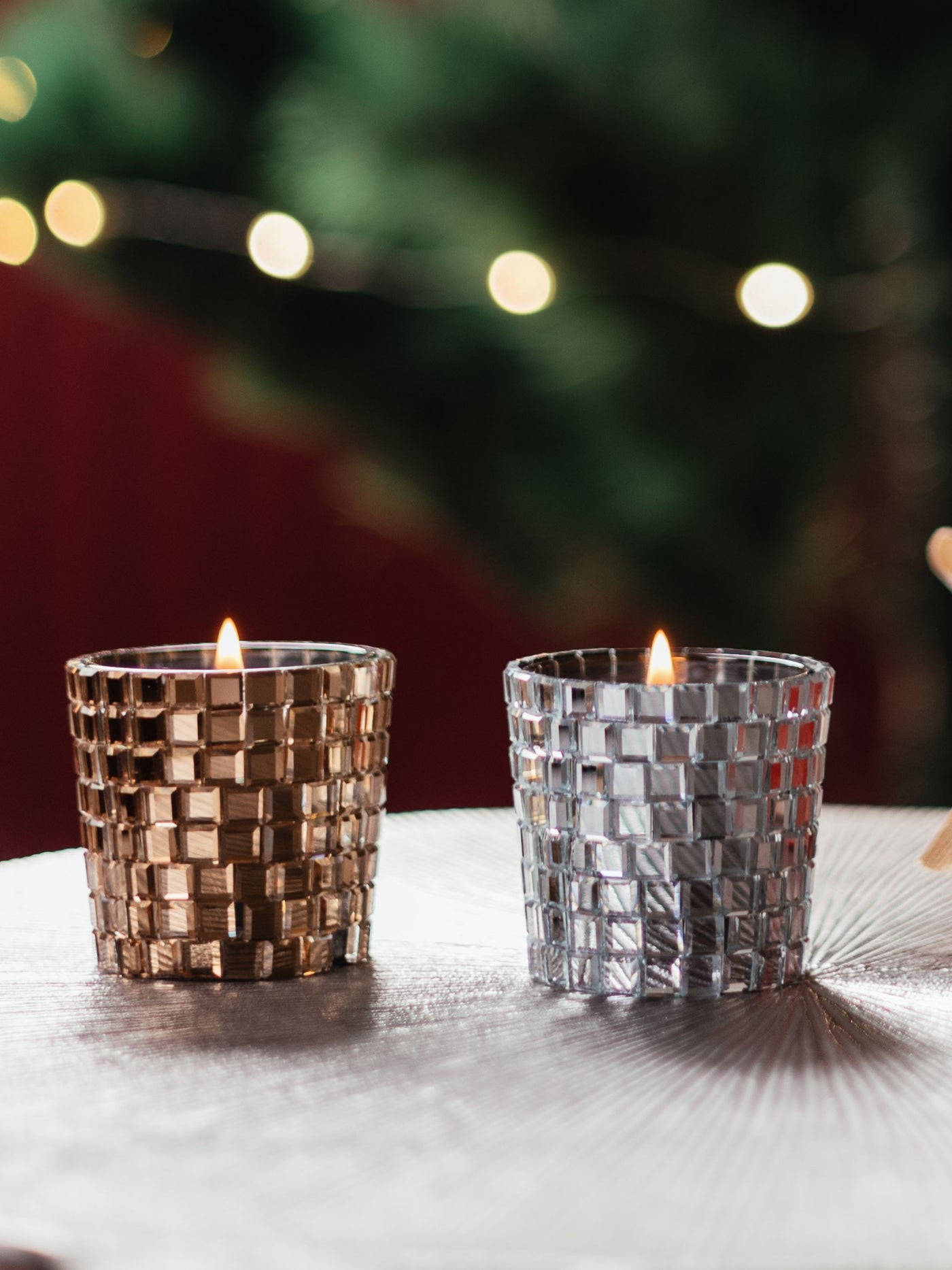 Holiday Sparkle Candles