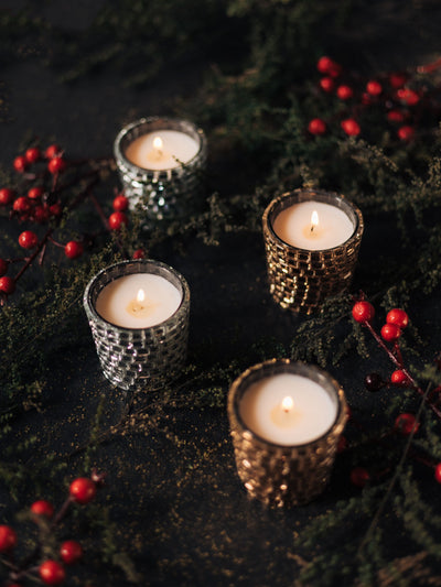 Holiday Sparkle Candles