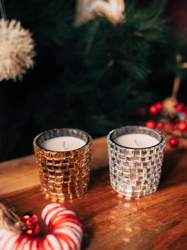Holiday Sparkle Candles