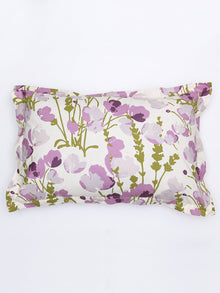 Himalayan Poppies Pillow Cover (Purple)