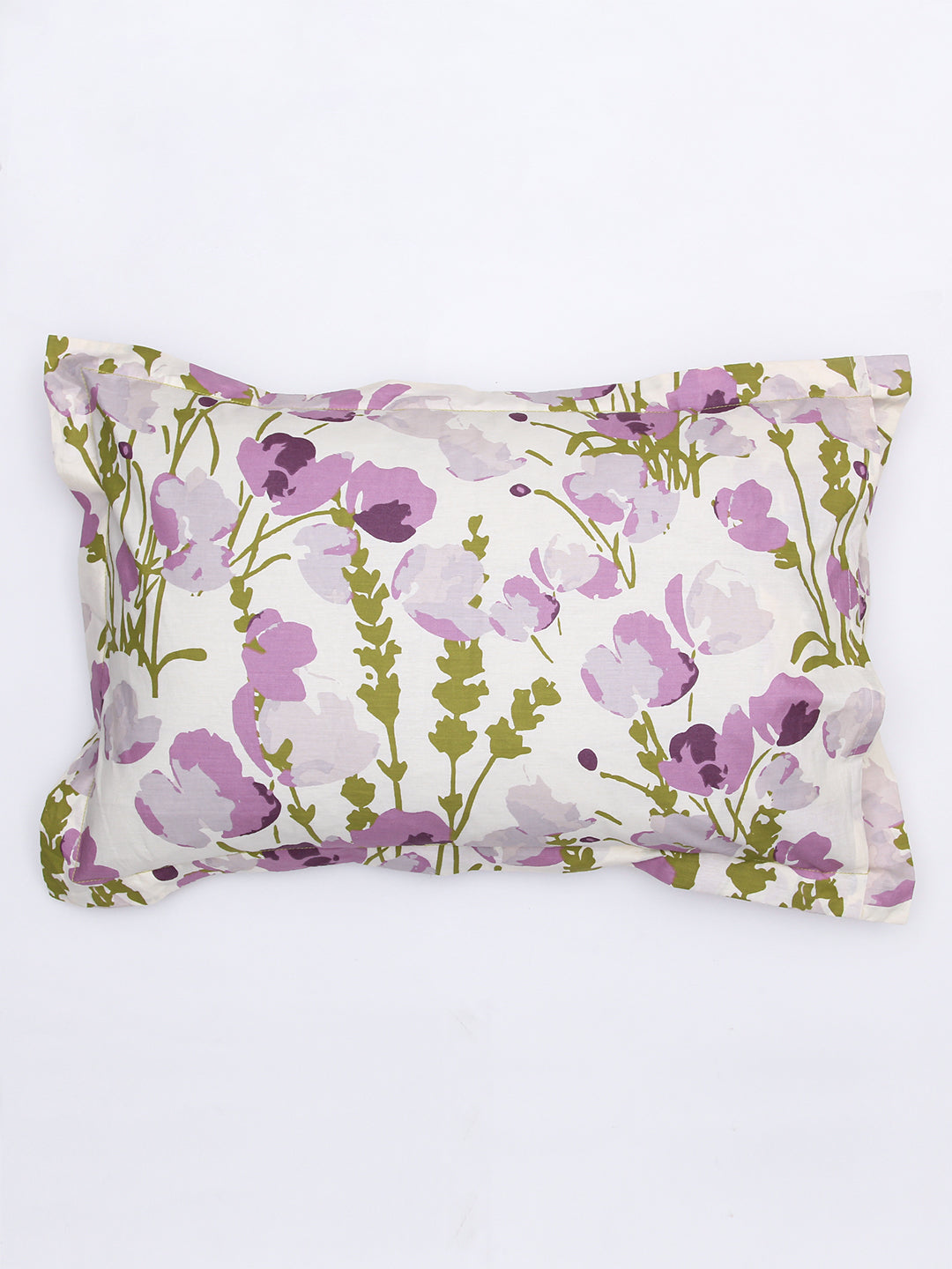 Himalayan Poppies Pillow Cover (Purple)