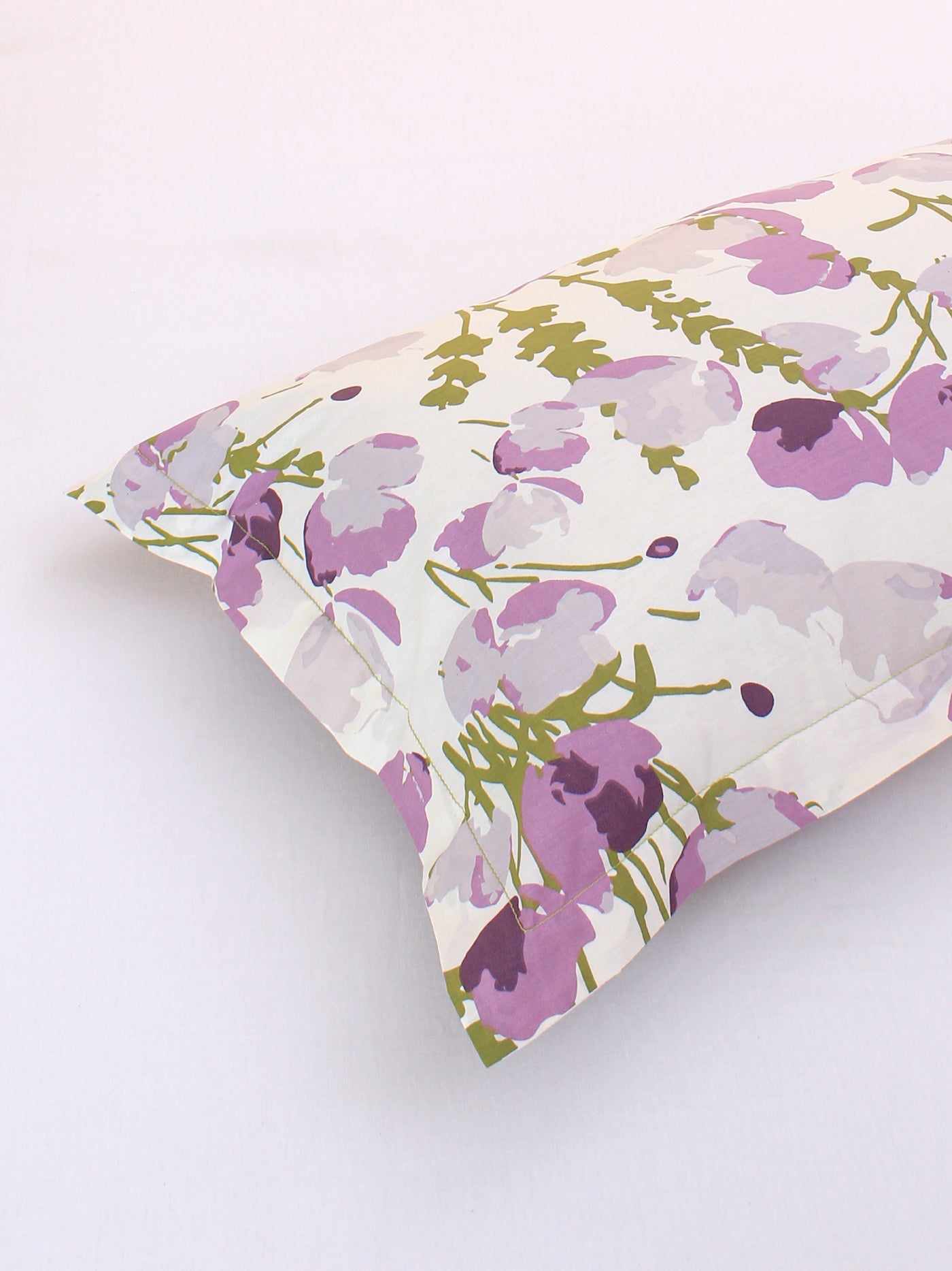 Himalayan Poppies Pillow Cover (Purple)