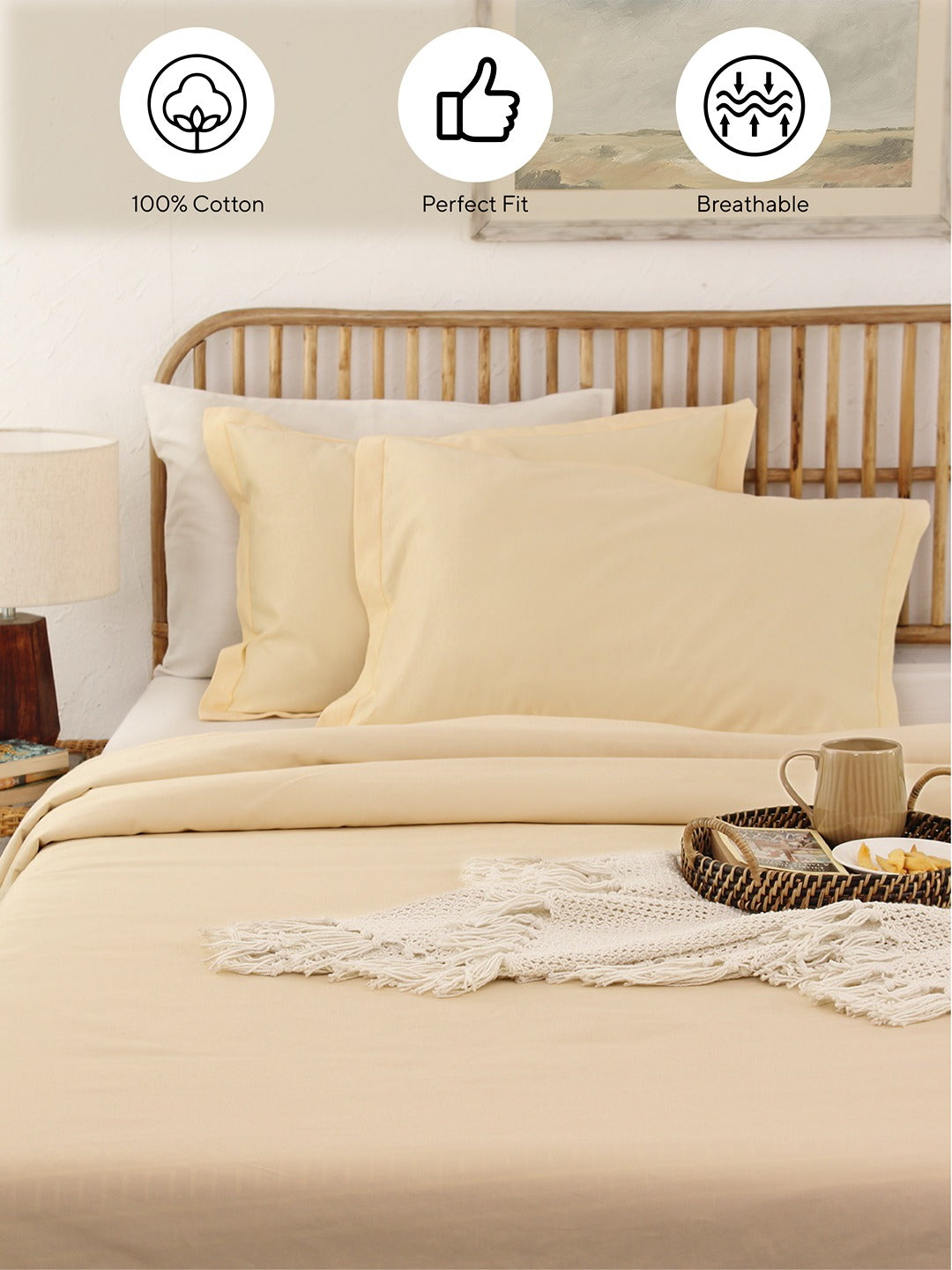 Cotton Pillow set - Ginger