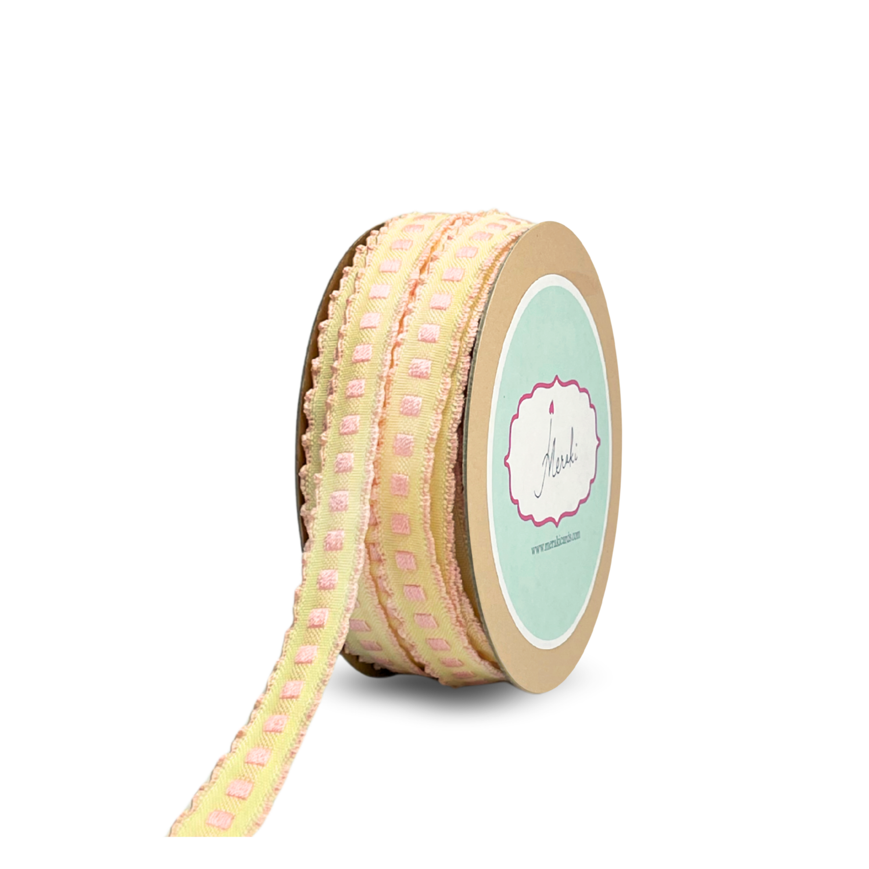 Mini Check Woven Ribbon