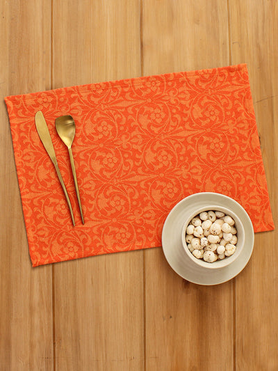 Kuvalaya - Set Of 2 Placemats (Rust)