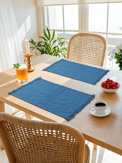 Amodini Set of 2 Placemats (Blue)