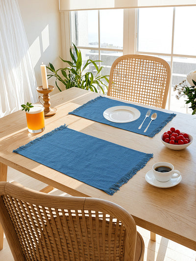 Amodini Set of 2 Placemats (Blue)