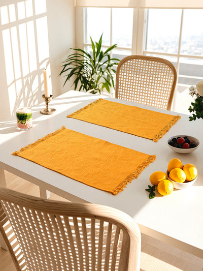 Amodini Set of 2 Placemats (Yellow)