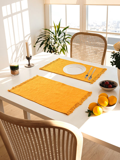 Amodini Set of 2 Placemats (Yellow)