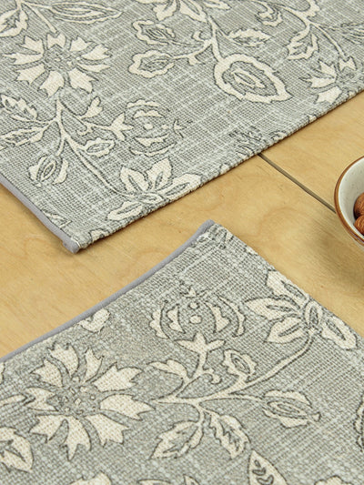 Botanical Garden Set Of 2 Placemats - (Grey) - 40x40cm