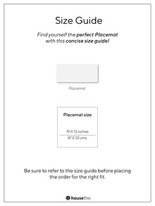 Cotton Table Placemats - Gulshan Set of 2