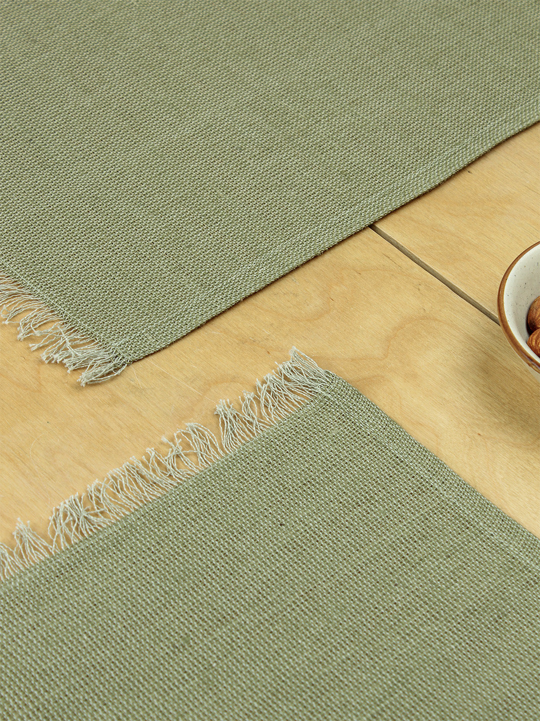 Hara Set Of 2 Placemats - (Green)