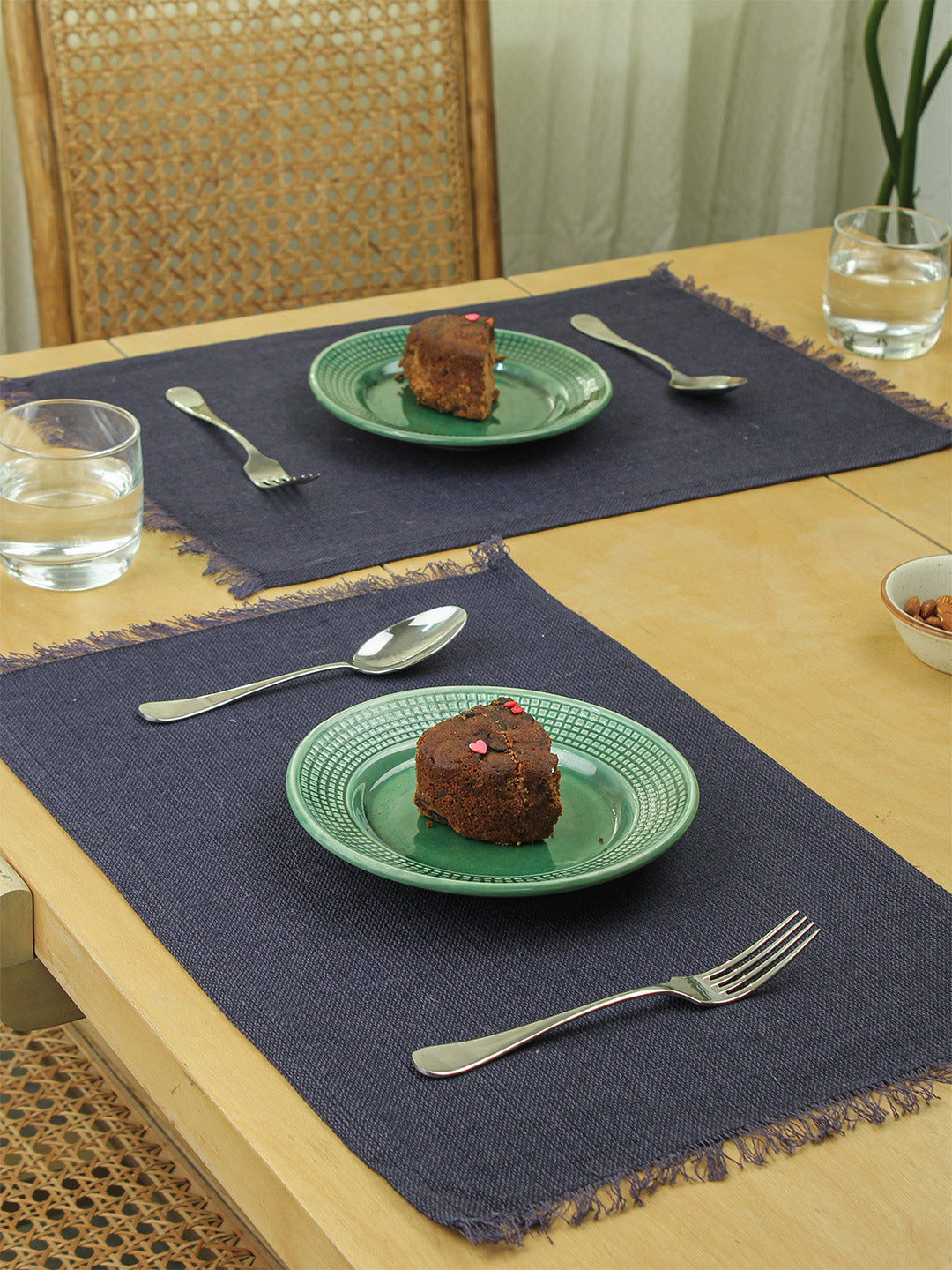 Neel Set Of 2 Placemats - (Blue)