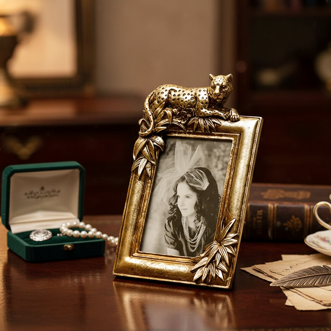 The Prancing Leopard Photo Frame