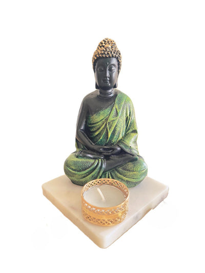 Buddha Idol with Tealight Candle Holder