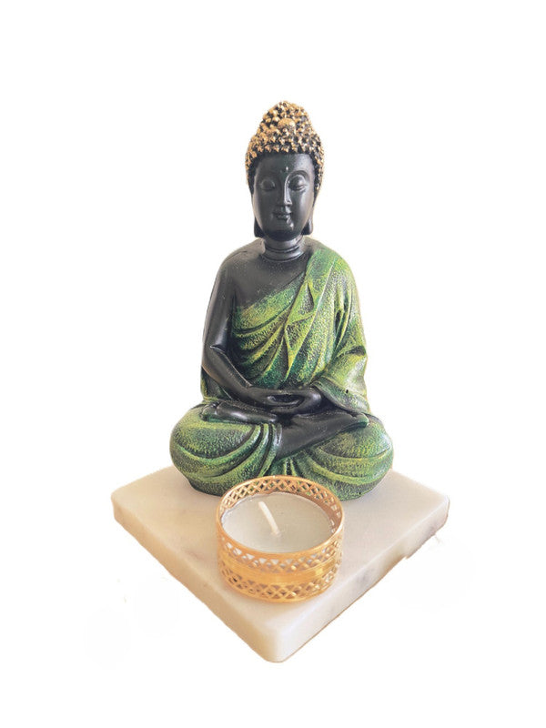 Buddha Idol with Tealight Candle Holder