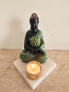Buddha Idol with Tealight Candle Holder