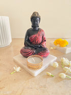 Buddha Idol with Tealight Candle Holder