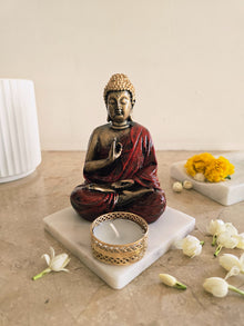 Buddha Idol with Tealight Candle Holder