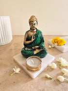 Buddha Idol with Tealight Candle Holder