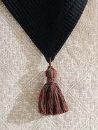 Pepper Plume Cotton Bamboo Cord Rib Throw